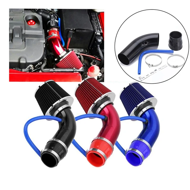 3'' inch 76mm Universal Aluminum car Air Intake Pipe kit Pipes cold Air  Intake System Duct Tube Kit Air filter - AliExpress