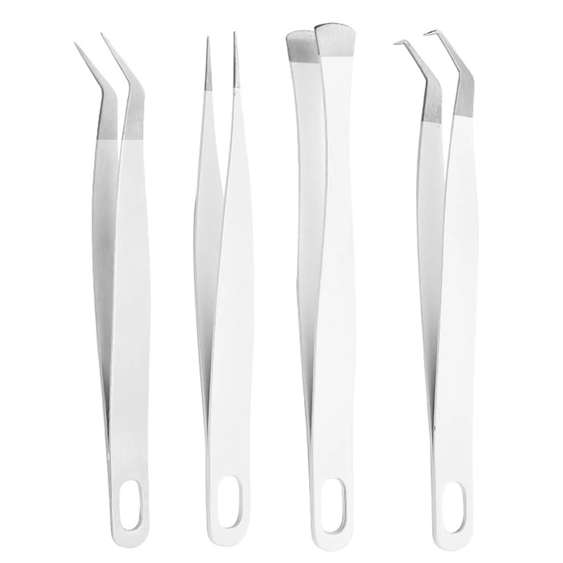 Vinyl Weeder Tools 1/4pcs Stainless Steel Tweezers for DIY Silhouette Relief Engraving Electronics Repair Soldering Craft Tool precision tweezers tweezer tool soldering tweezers