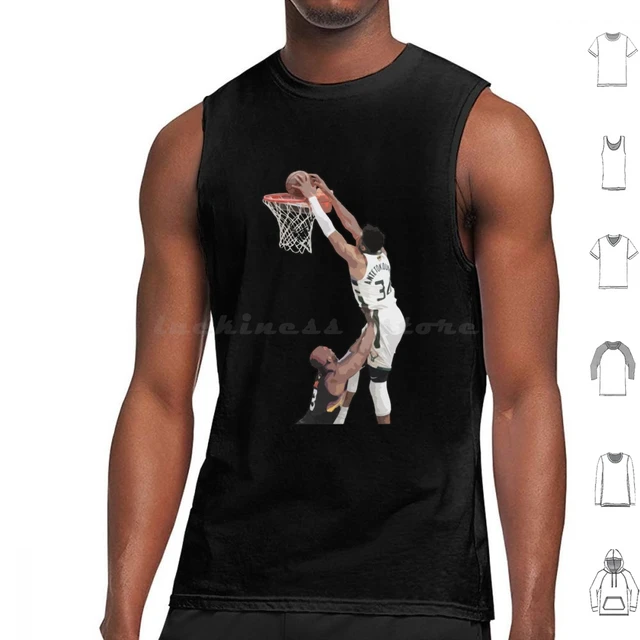 Basketball Tank Tops Print Cotton Giannis Flex Flexing