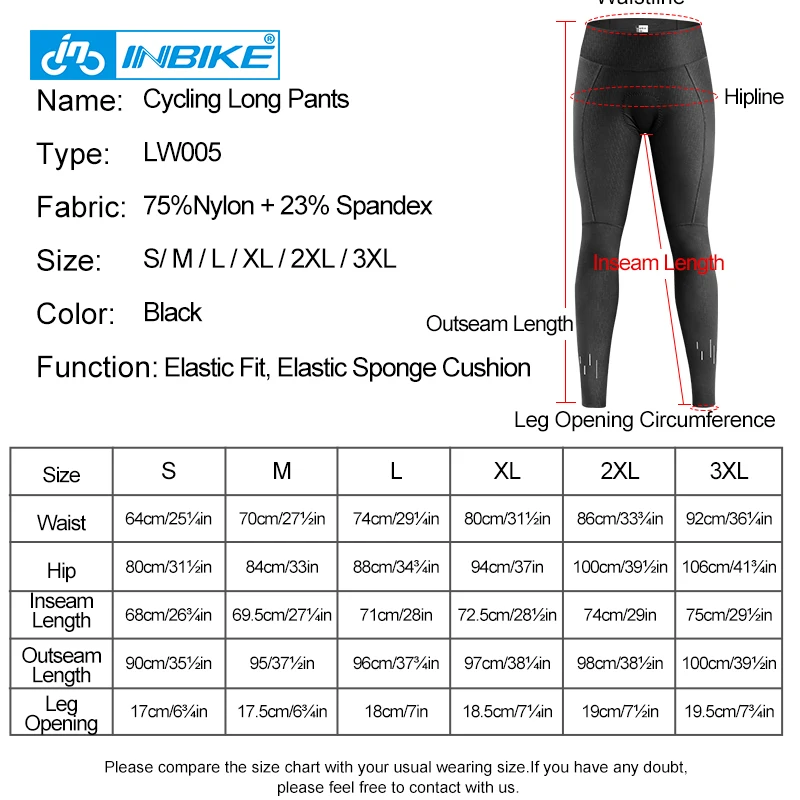 INBIKE Women Bicycle Pants for Riding Padded Gel Women's Cycling Pants  Tights MTB Bike Racing Leggings for Riding Sport Trousers - AliExpress