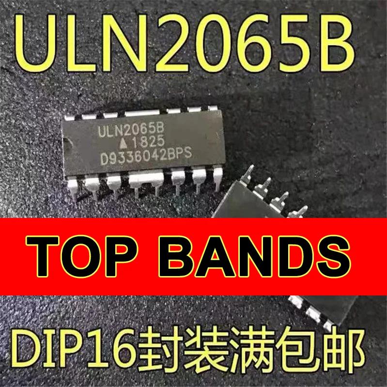 

Новый оригинальный 1-10 шт. новый бренд новый оригинальный Uln2065b Dip16 прямой штекер четырехсторонний переключатель Дарлингтона 80 в чипсет