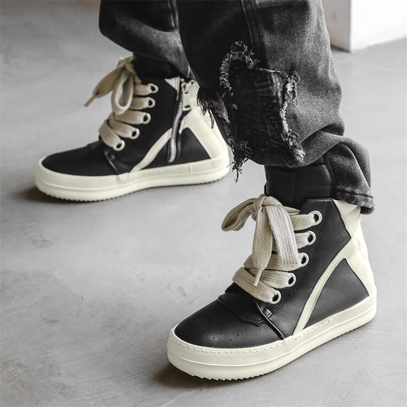 2023 Winter Street Style Men's Fashion Boots Height Increasing Light Adult Women's Sports Casual Shoes Sneakers