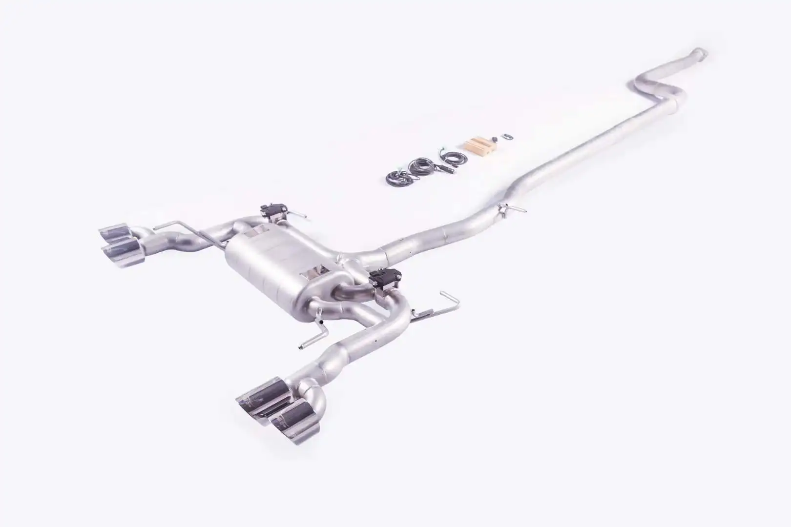 [product] For 16-22 Cadillac CT4 CT5 CT6 ATS XTS Catback 304 stainless steel performance exhaust system muffler tube