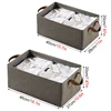 Cationic Clothing Storage Box Clothes Socks Toy Snacks Sundries Organizer Multifunctional Cosmetics Folding Fabric Box 4