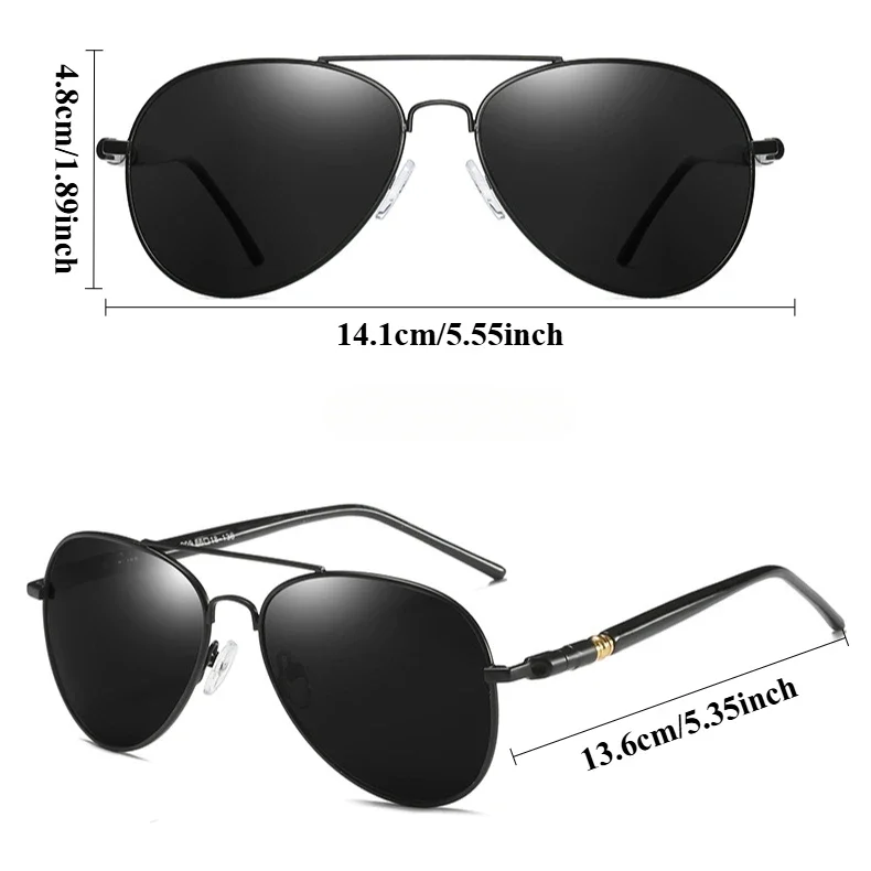 Classic Pilot Photochromic Sunglasses Men Polarized Safety Driving Sun Glasses Women Anti-Glare gafas de sol hombre photochromic sunglasses driving sunglasses