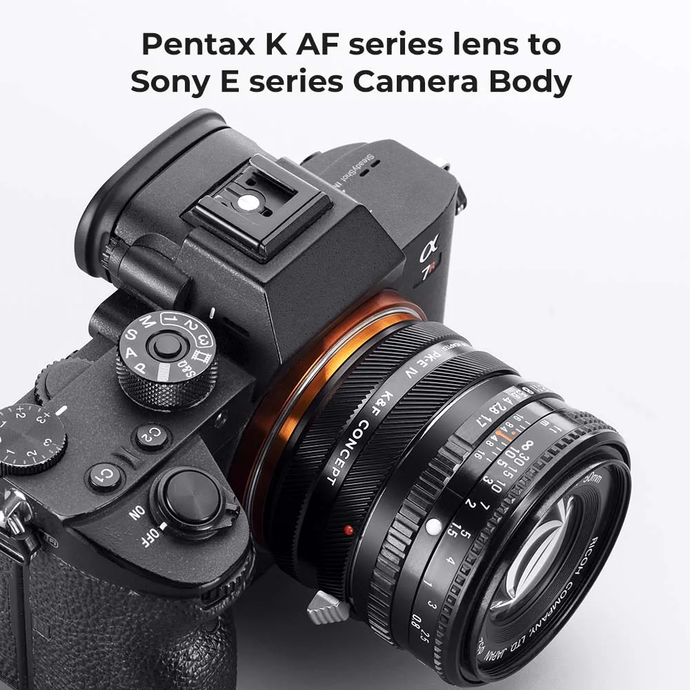 K&F Concept Adapter: Pentax K-Objektiv Auf C-Mount Kamera – Perfekt Für Fujifilm X