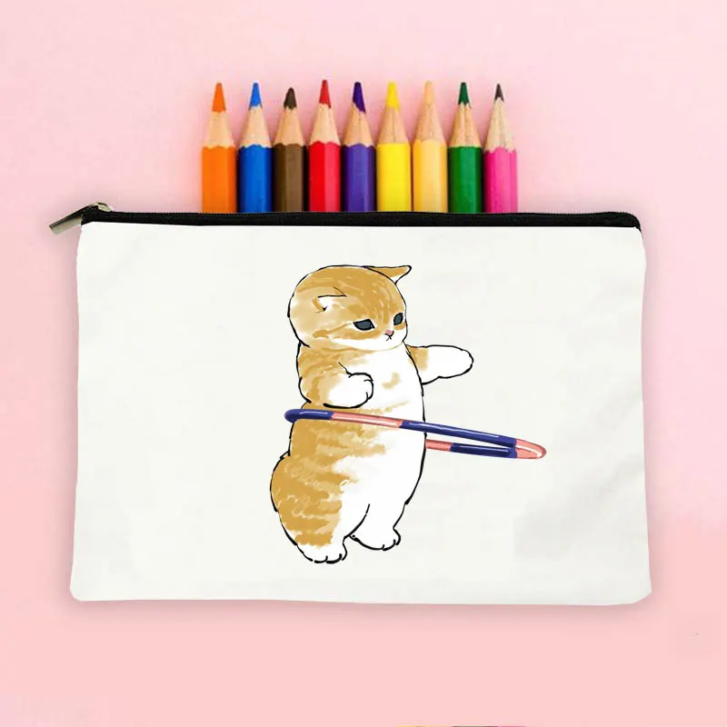 2022 Girl Gift Travel Storage Kit Animal Cat Beauty Wash pouch Cosmetic Bag Organizer Make Up Pencil Makeup Toiletry Bags |