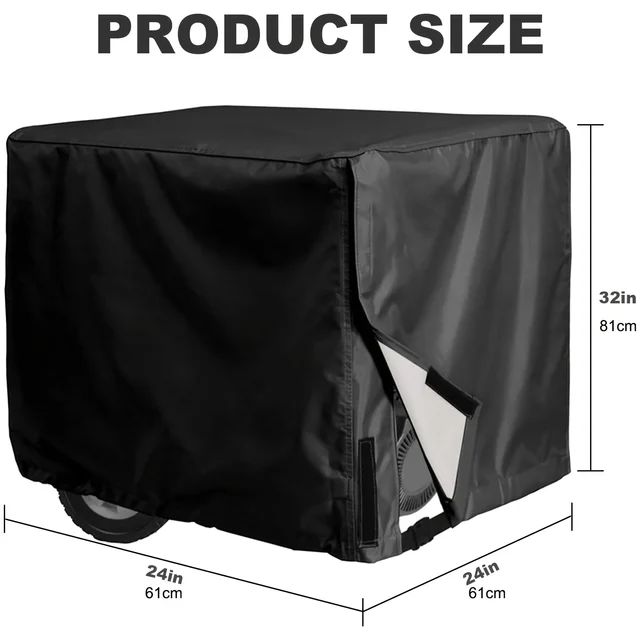 32x24x24 Generator Cover All-Weather UV Resistant for 5000-10000W 2