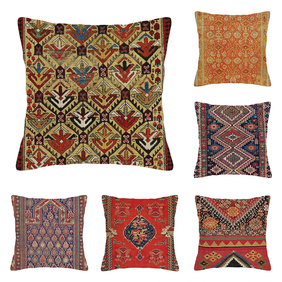 

Home living room modern decoration cushion decoration pillow cover 45*45 40x40cm 60x60cm 45x45cm Persian pattern 50x50cm boho
