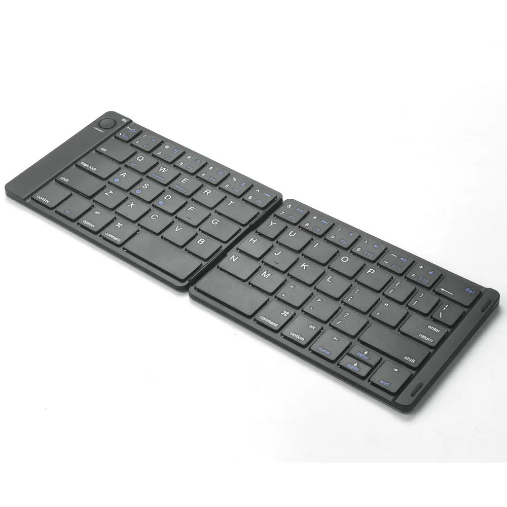 Metal Folding Foldable Bt 5.1 Bluetooth Keyboard Usb Type C For Windows Android Ios For Ipad