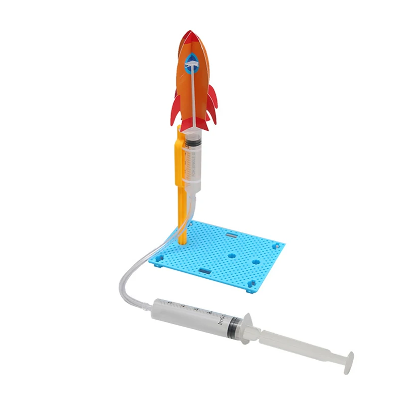 PLAYSTEM Kit lanciarazzi ad acqua - Con coda di razzo, corpo e pompa
