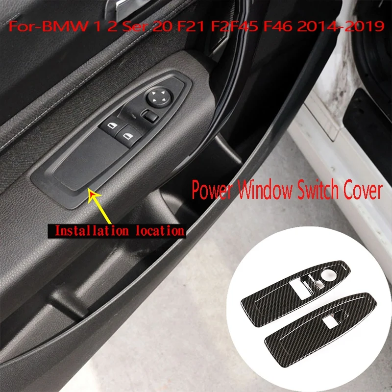 

Для-BMW 1 2 серии F20 F21 F22 F45 F46 2014-2019 Автомобильная отделка внутренняя дверная ручка выключатель стеклоподъемника крышка отделка