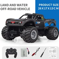 JJRC Q156 Remote Control Toy 4WD Off Road Amphibious Climbing Vehicle Waterproof Stunt Remote Control Car children Toy Gift 2