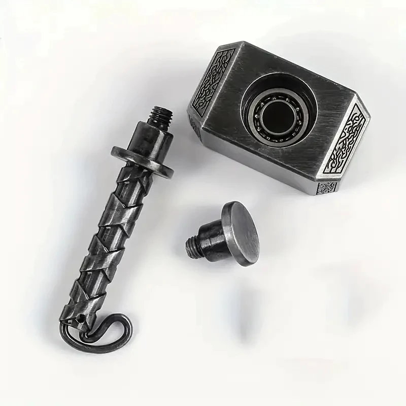 Wiitin Thor’s Battle Hammer Metal Fidget Spinner – Mjolnir Keychain Toy 8 S6b0bc1a59f62411697a1c234655c1f92O