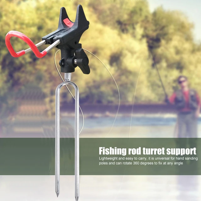 Fishing Pole Stand Bracket Adjustable Fish Rod Tackle Bracket Lightweight  Boat Rods Bracket Accessories for Lakes Rivers Streams - AliExpress