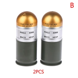 Set of Mini Grenade Replica Storage Cases - Decorative Toy Collection Display Boxes (2 pcs)