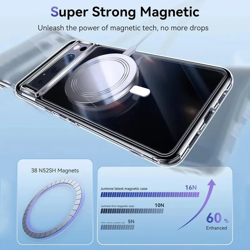 Magsafe Magnetic Wireless Charging Clear Shockproof Back Cover Case