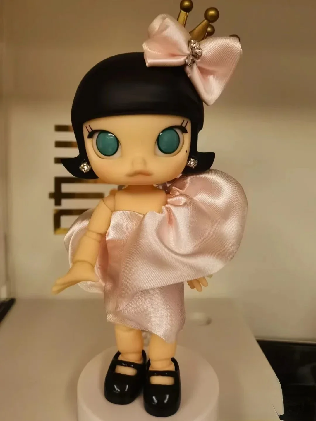 MOLLY BJD VIP Go Shopping Black Hair Shopping Girl Kawaii
