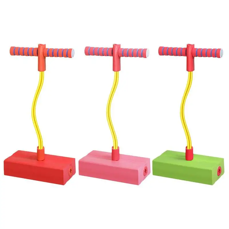 Pogo Stick High Elastic Rubber Kids Jumper Toys Up To 250Ibs Innovative