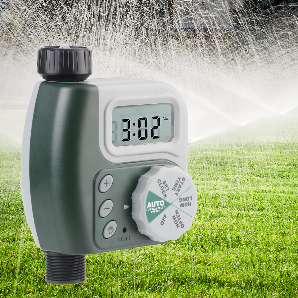 Intelligent Garden Watering Timer Irrigation Timer Dial Controller ​Automatic Digital Clock LCD Screen Multiple Program