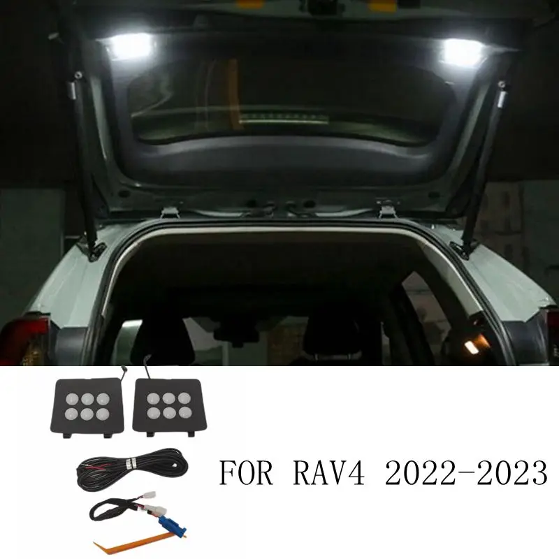 

2Pcs/Set Tailgate Camping Light Fit for Toyota RAV4 Rav 4 XA50 2022 2023 Reading Lights LED Rear Door Lamps