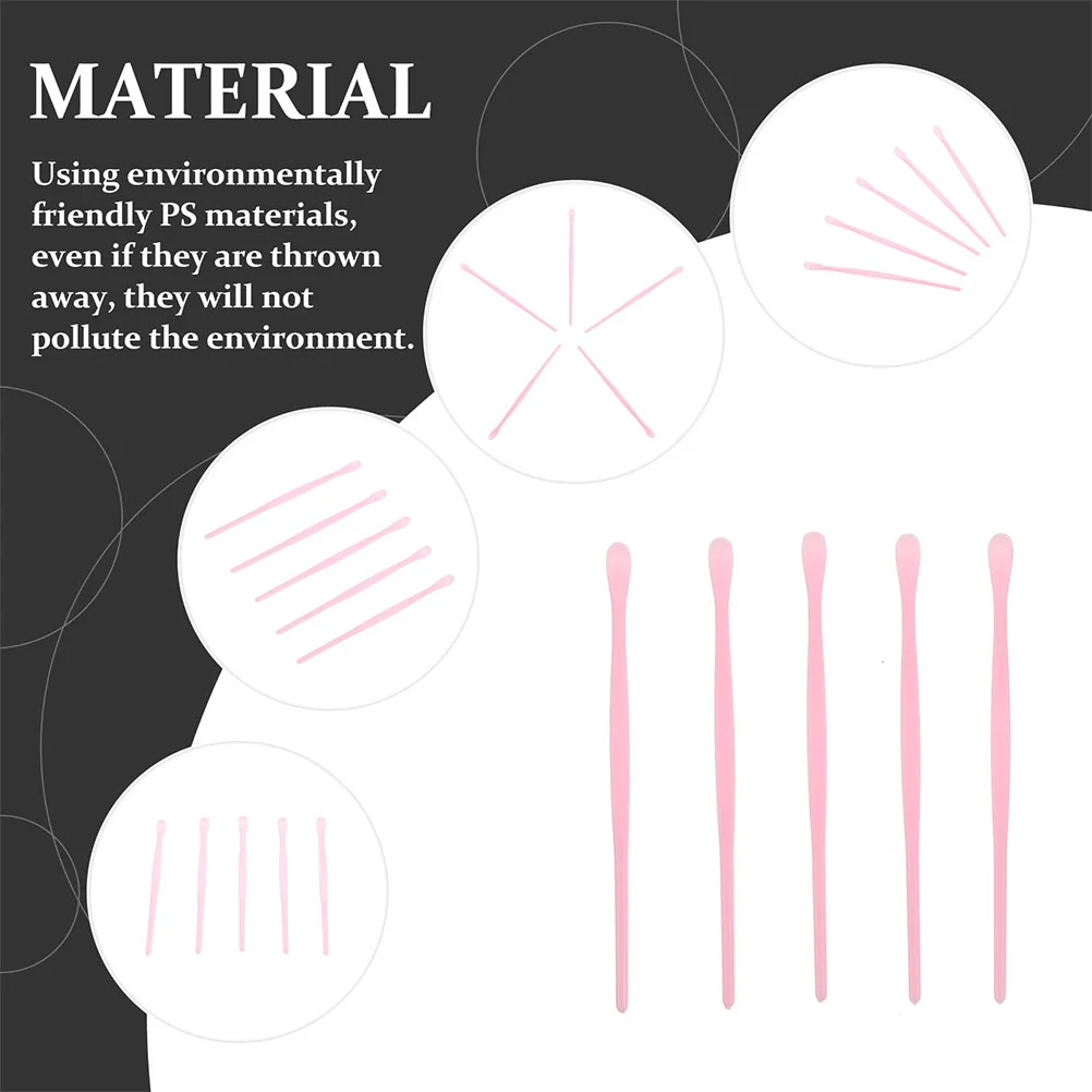 80 Pcs Disposable Ear Pick Earwax Removal Spoons Cleaning Sticks Plugs Cleaners Picks Environmental Child Headset 5