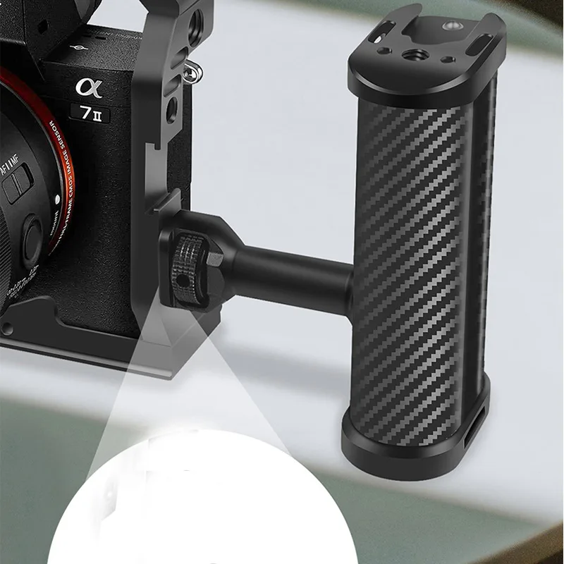 Description Picture 5 of itemM-REMOTE Mini Side Handle Handgrip with Dual 1/4 Screw Mount for Mirrorless Digital Camera DSLR Camera Cage Built-in Wrench