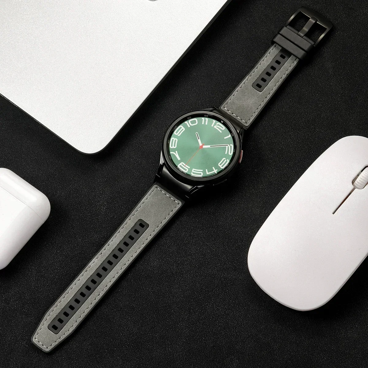 Premium 22mm Quick Fit Leather Watch Band Strap