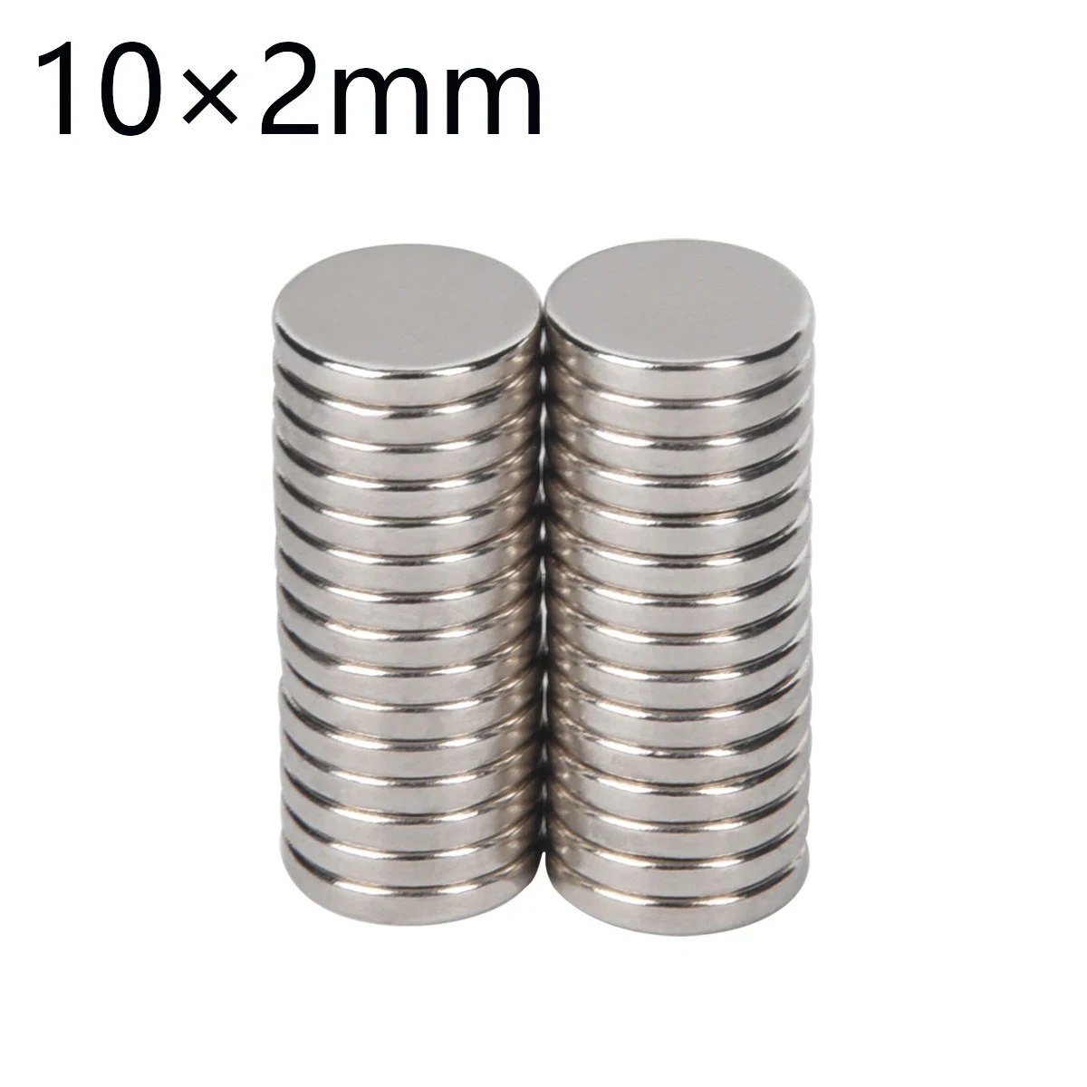 10150pcs 10x2mm 둥근 네오디뮴 자석 N35 강한 영구 희토류 얇은 냉장고 자석 소형 자기 디스크 10*2