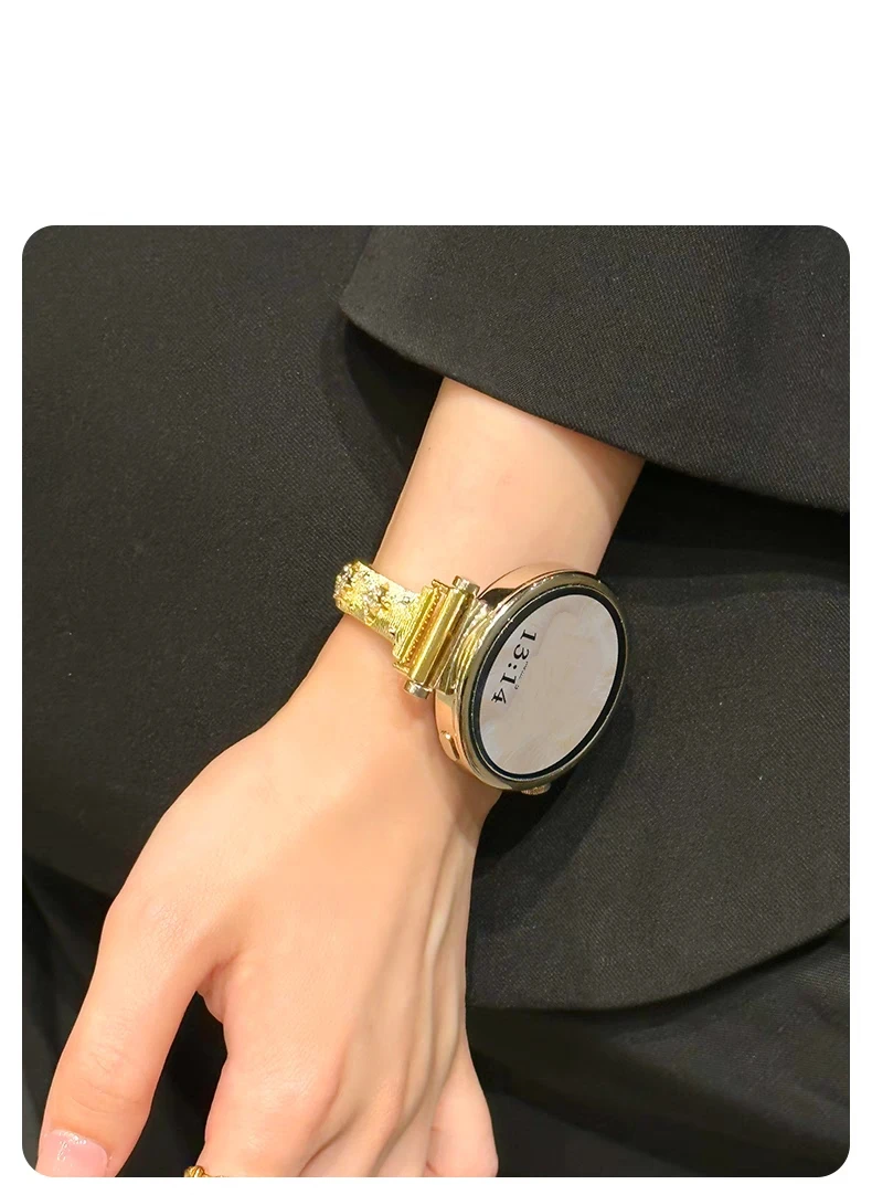 Elegant Bling Metal Bracelet Strap