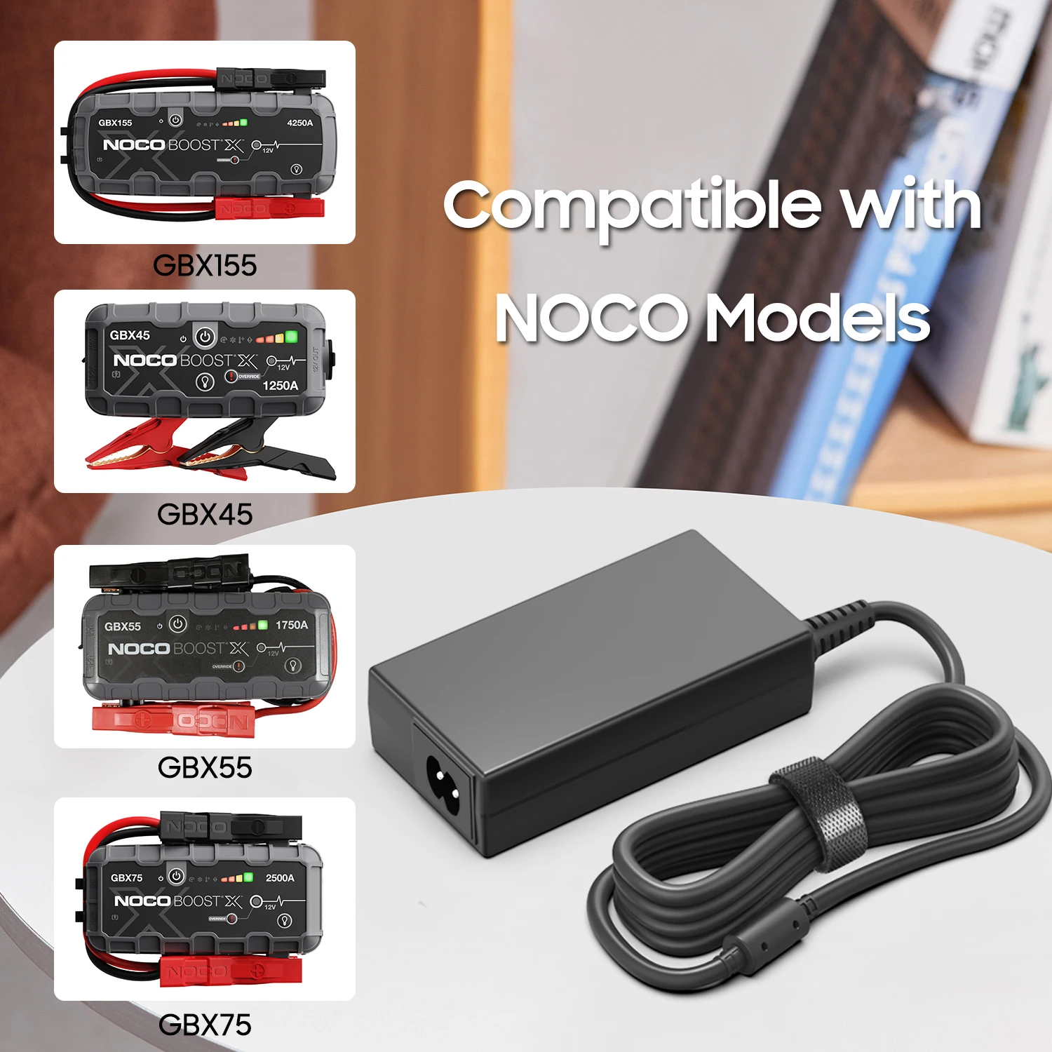NOCO Boost Lithium Jump Starter T POWER Charger Cable