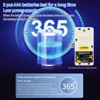 Tuya Bluetooth Smart Wood Cabinet Fingerprint Lock App Remote Control Monitor Keyless Card Unlock Door Locker Furniture Drawer - Image 5