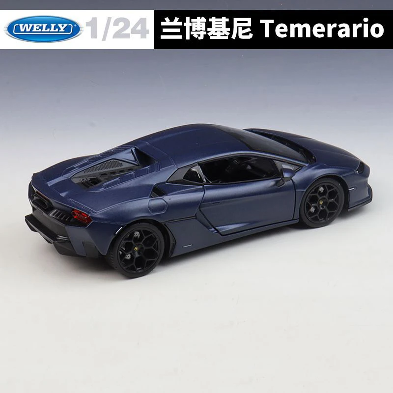 1:24 람보르기니 테메라리오 합금 스포츠카 모델 다이캐스트 금속 트랙 레이싱 자동차 모형 시뮬레이션 컬렉션 어린이 선물