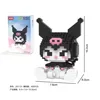 Anime Hello Kitty Building Block Model Assembled Toys Sanrio Figure Kuromi My Melody Children's Puzzle Gift Desktop Decorations 2