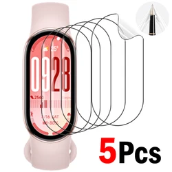 Hydrogel Screen Protector Films - Soft Protective Covers for Smart Bands (5/10 Pack) (5Pcs)