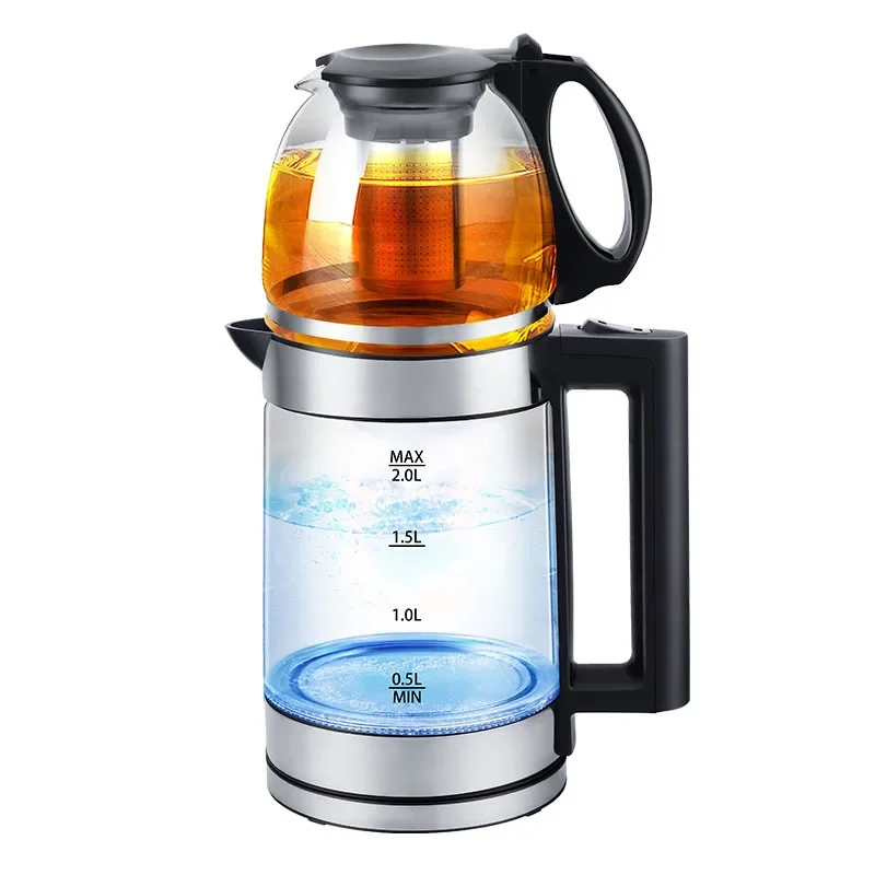 

teapot suit water heater insulation double size kettle together health pot
