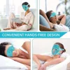 Cooling Ice Face Eye Mask for Reducing Puffiness, ,Hot/Cold Pack with Soft Plush Backing (Blue(1* Eye Mask+1*Face Mask)) 6