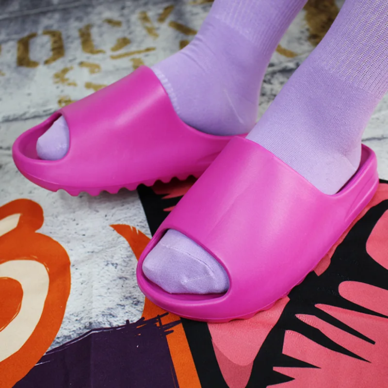 Men's Slides Beach Flip Flops Man Clappers Indoor Bathroom Slippers Summer House Shoes Women Platform Sandals Fashion