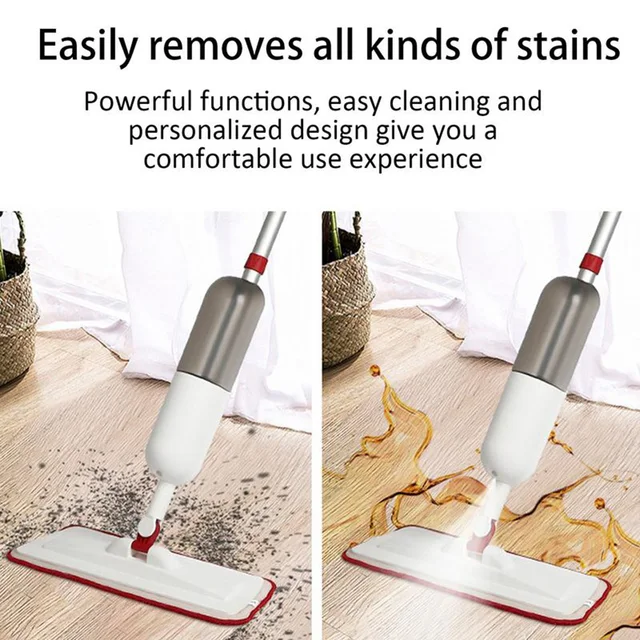 Mop With Spray For 360 Degree Spin Mop With Water Tank And Spray Function For Quick Floor Cleaning Household Cleaning Tool 6