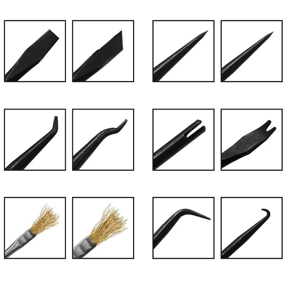 Desoldering Tool 6pcs/Set Crowbar Desoldering Tool Circuit Board Repair Removing Components PCB Cleaning Auxiliary Welding