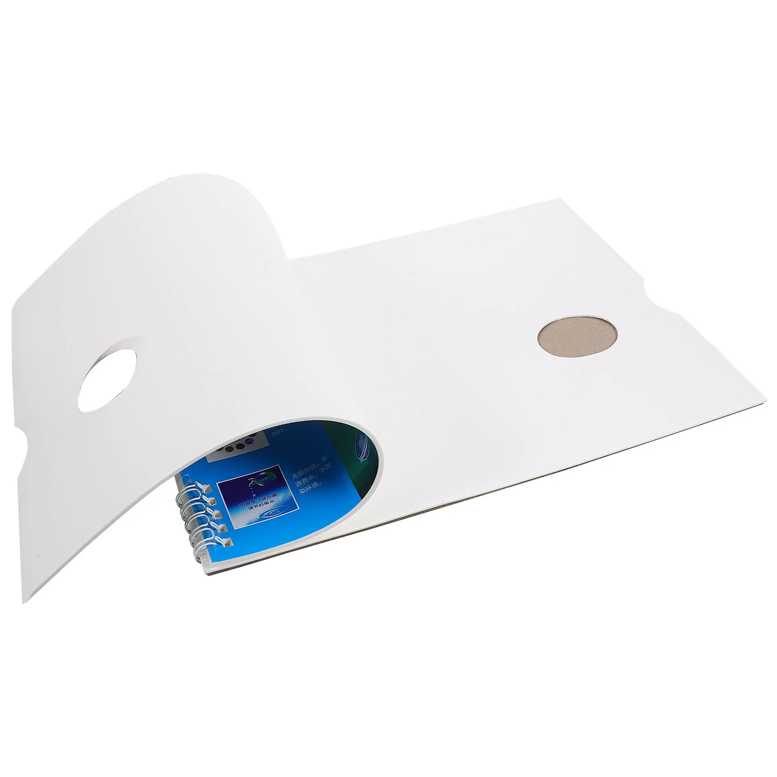 Special Gouache Double-sided Acrylic Oil Paint Palette for Students Washable Cardboard Paper Color Pallet Water White