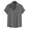 120108-69ac37.jpg Men's short-sleeved cotton shirt Premium breathable summer casual top