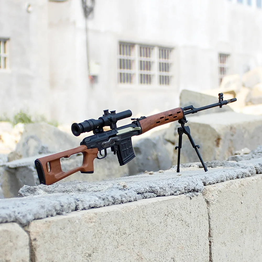 1/3 Miniature SVD Dragunov Toy Gun Model 1:3 Scale Diecast Metal Die cast metal & plastic parts Build Kit 5