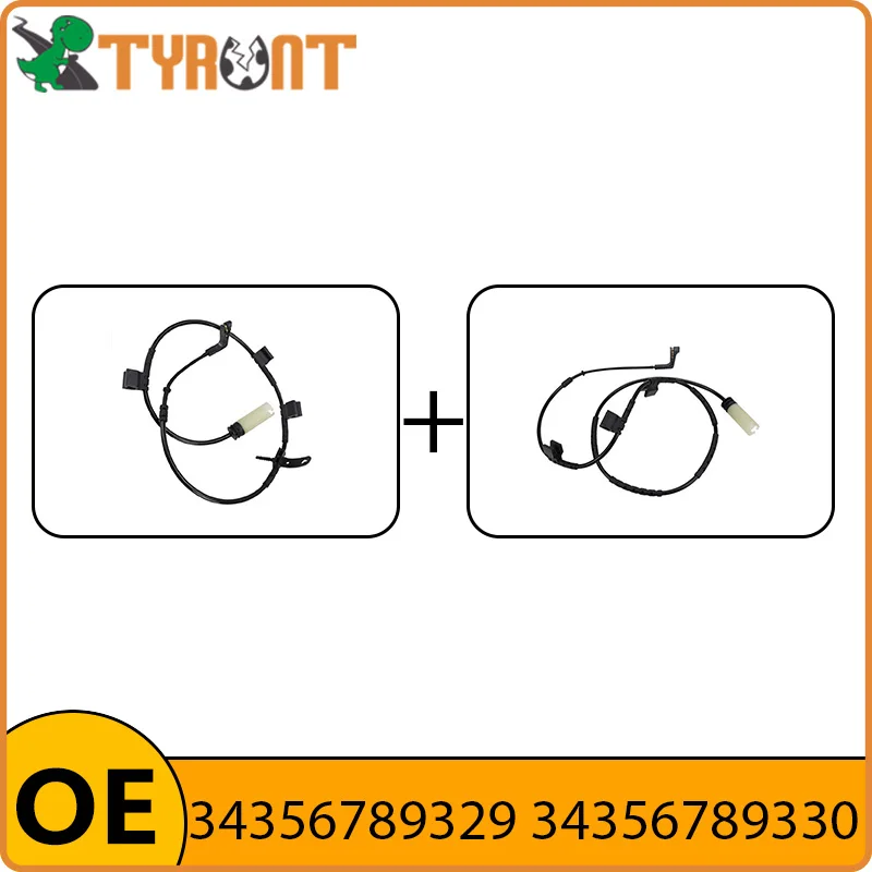 

TYRNT Front Rear Axle Brake Pad Wear Sensor #34356789329 34356789330 For BMW R55 R56 R57 R58 R59 Clubman Cooper One