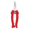 Straight Head Stainless Steel Sawtooth Type Sharp Blade Bypass Pruning Shears PP Handle Garden Shear Pruner Scissors for Bonsai 3