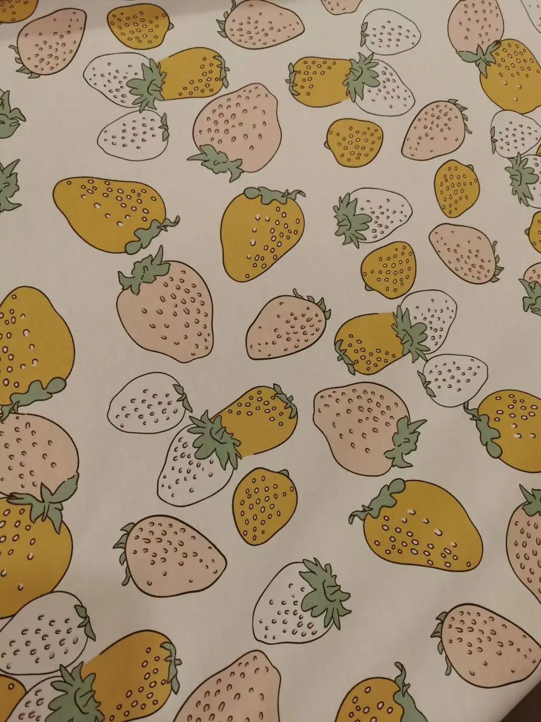 Teramila Rot Obst Gedruckt Baumwolle Patchwork Stoff Hohe Qualität für Nähen Bettwäsche Home Textile Dekoration Kinder Kleidung Quilt – Detail 4