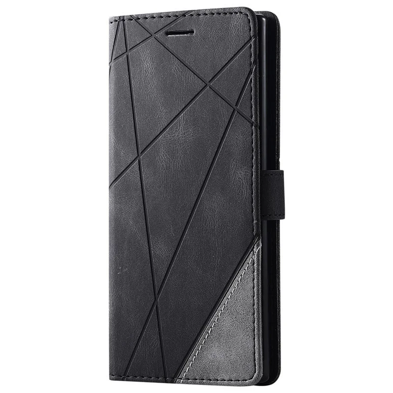 Atverčiamas odinis piniginės dėklas, skirtas „Samsung Galaxy S10 S10E S20Plus S20Ultra S20FE S21 S21Plus Note8 Note10Pro Note10Plus Note20Ultra“_voghion.com