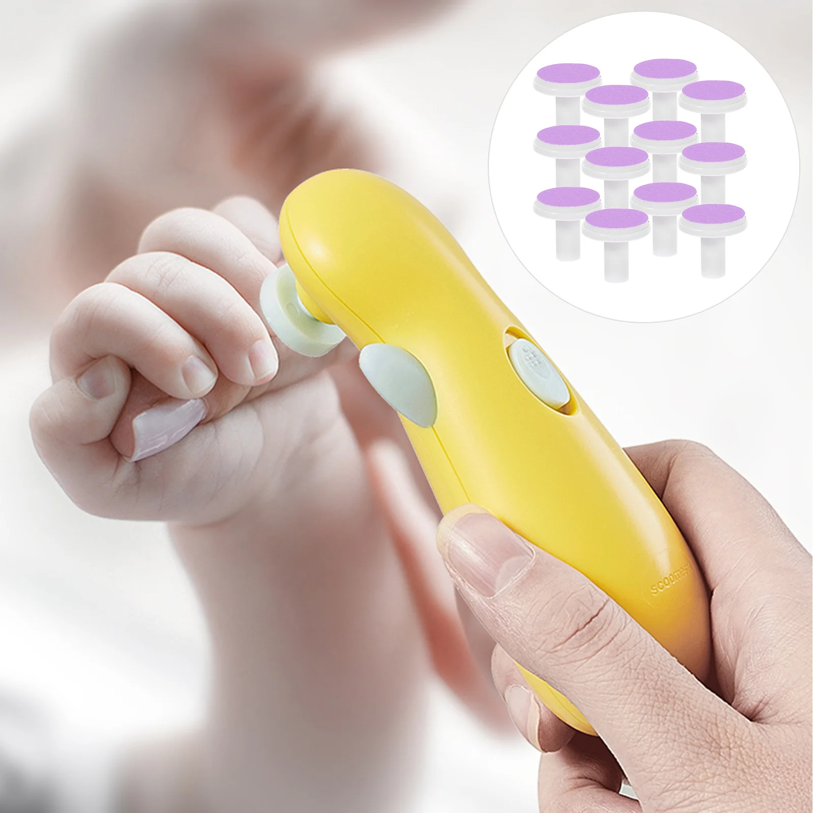 

Baby Nail File Pads Nail Replace Nail Trimmer Replacement Pads Electric Nail Grinding Heads Clipper Pads