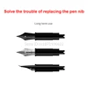HongDian China Knot/Dragon Nib With Feed Fountain Pen Replacement Nib Spare Pen Writing For Ink converter Version Pen 6