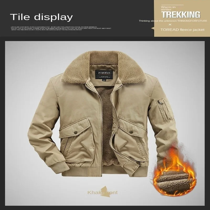 Padded Jacket Sweatshirt Baseball Mountaineering Withzipper Military Cardigan Sportsfor Techwear Windshield Camping Heavy